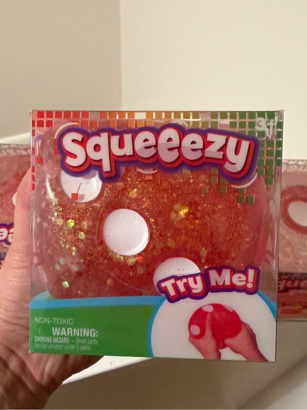 Sunny Days Jumbo Squeezy Dice – Red (1PC)